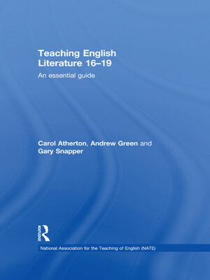 cover image of Teaching English Literature 16-19